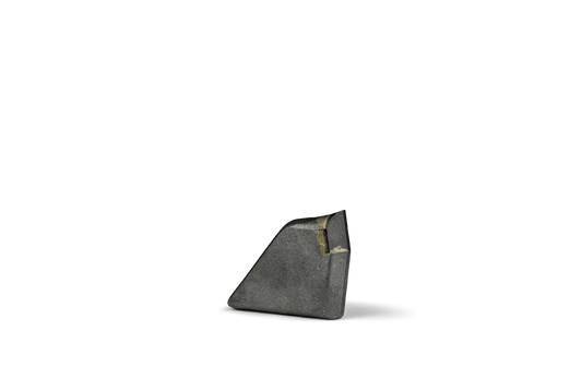 HRT® weld-on tip with abrasion resistant carbide tip (72x19,5x57mm)