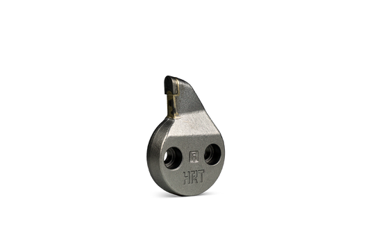 Outil HRT® compatible avec les dessoucheuses Laski. Outil droit avec trous de fixation.